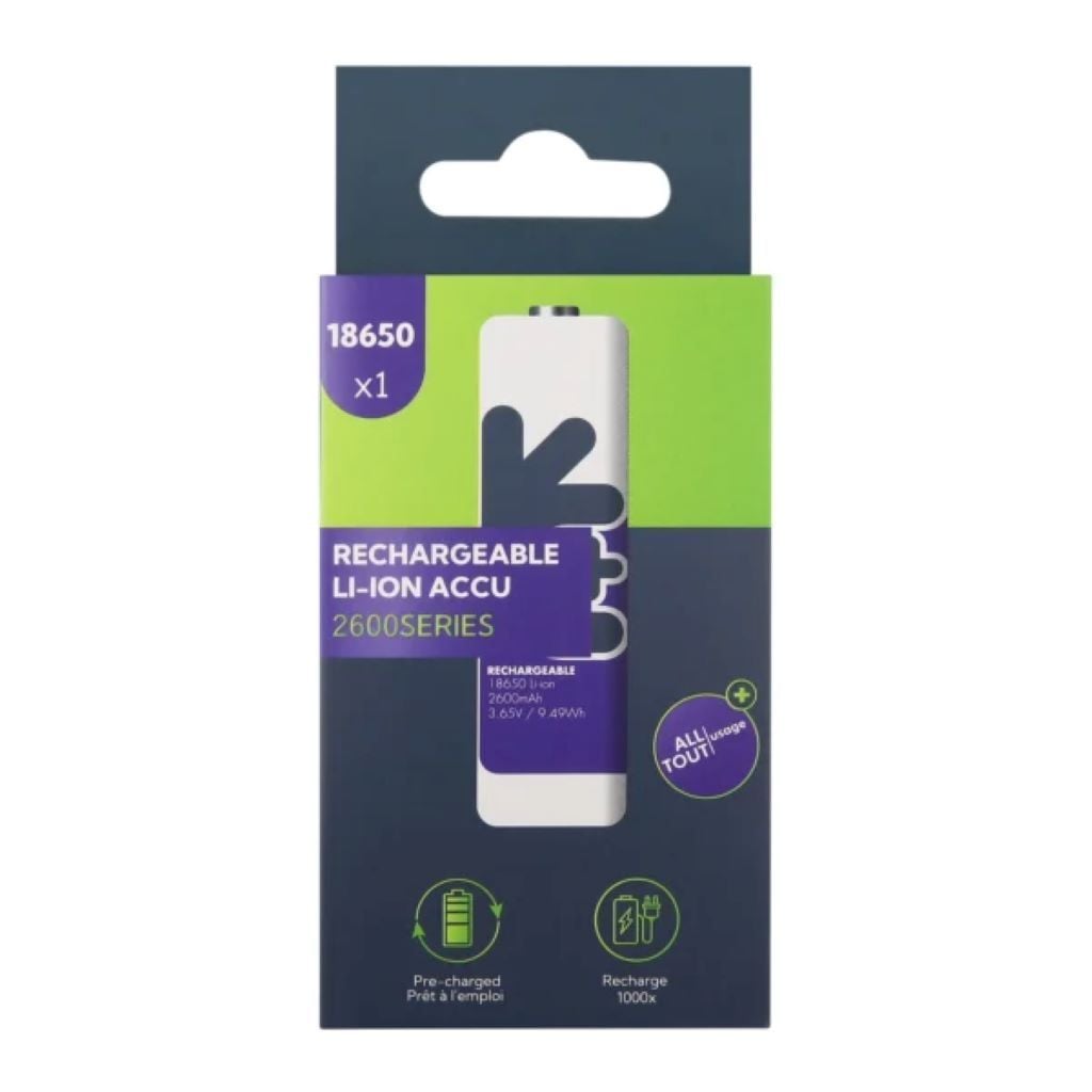 Акумулятор Lithium 2600BT BL1 блістер 1шт в упаковці U1BT1826 Uniross