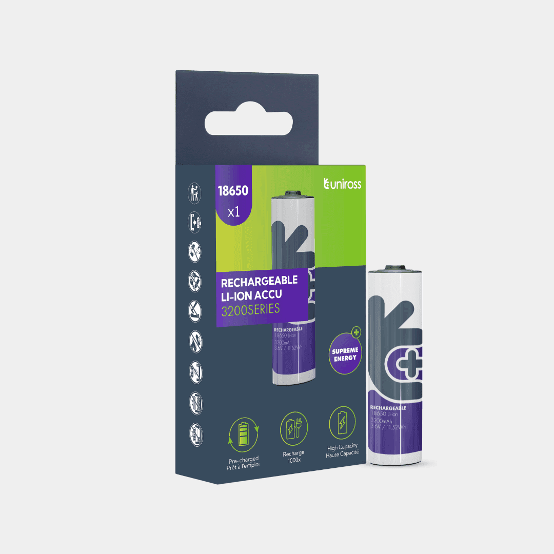 Акумулятор Lithium 3200BT BL1 блістер 1шт в упаковці U1BT1832 Uniross