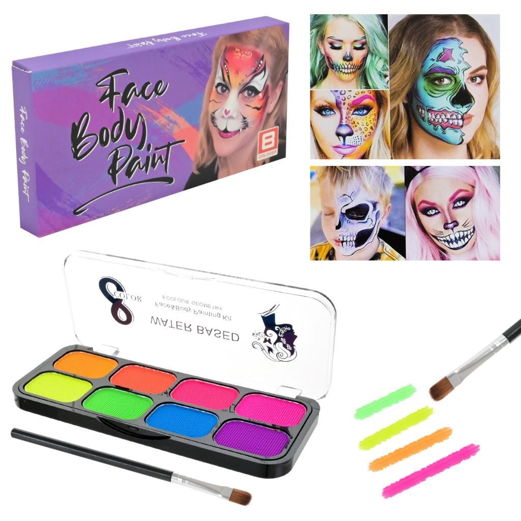 Аквагрим 8 кольорів у коробці 14,5*7*1,5см CEL-2504 Китай