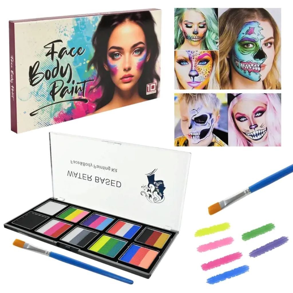 Аквагрим 10 кольорів у коробці 18,5*11*1,5см CEL-2503 Китай