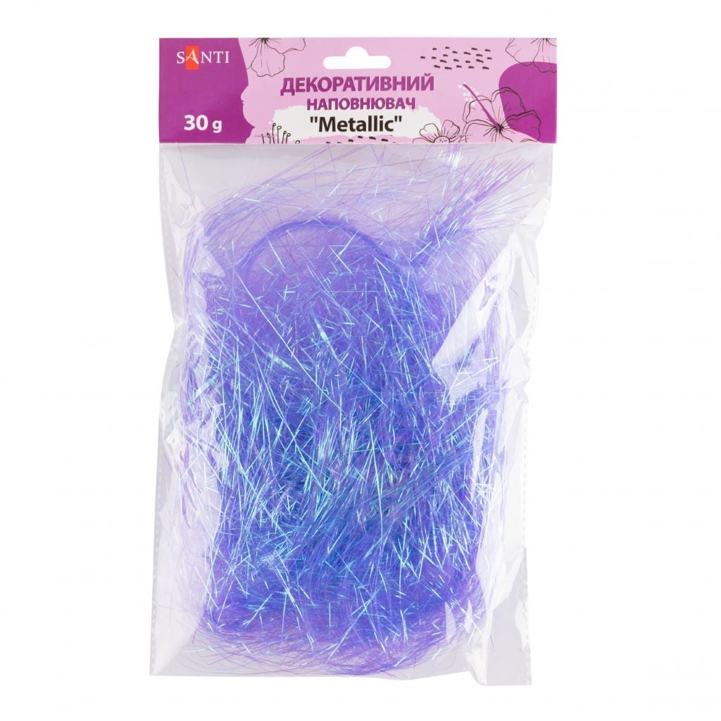 Наповнювач декоративний фіолетовий металік 30г 742864 Santi