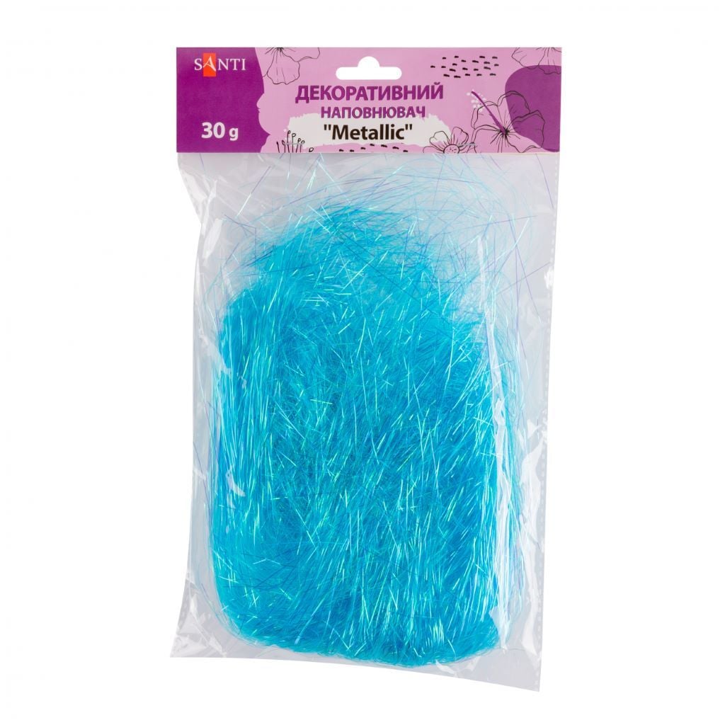 Наповнювач декоративний блактиний металік 30г 742775 Santi