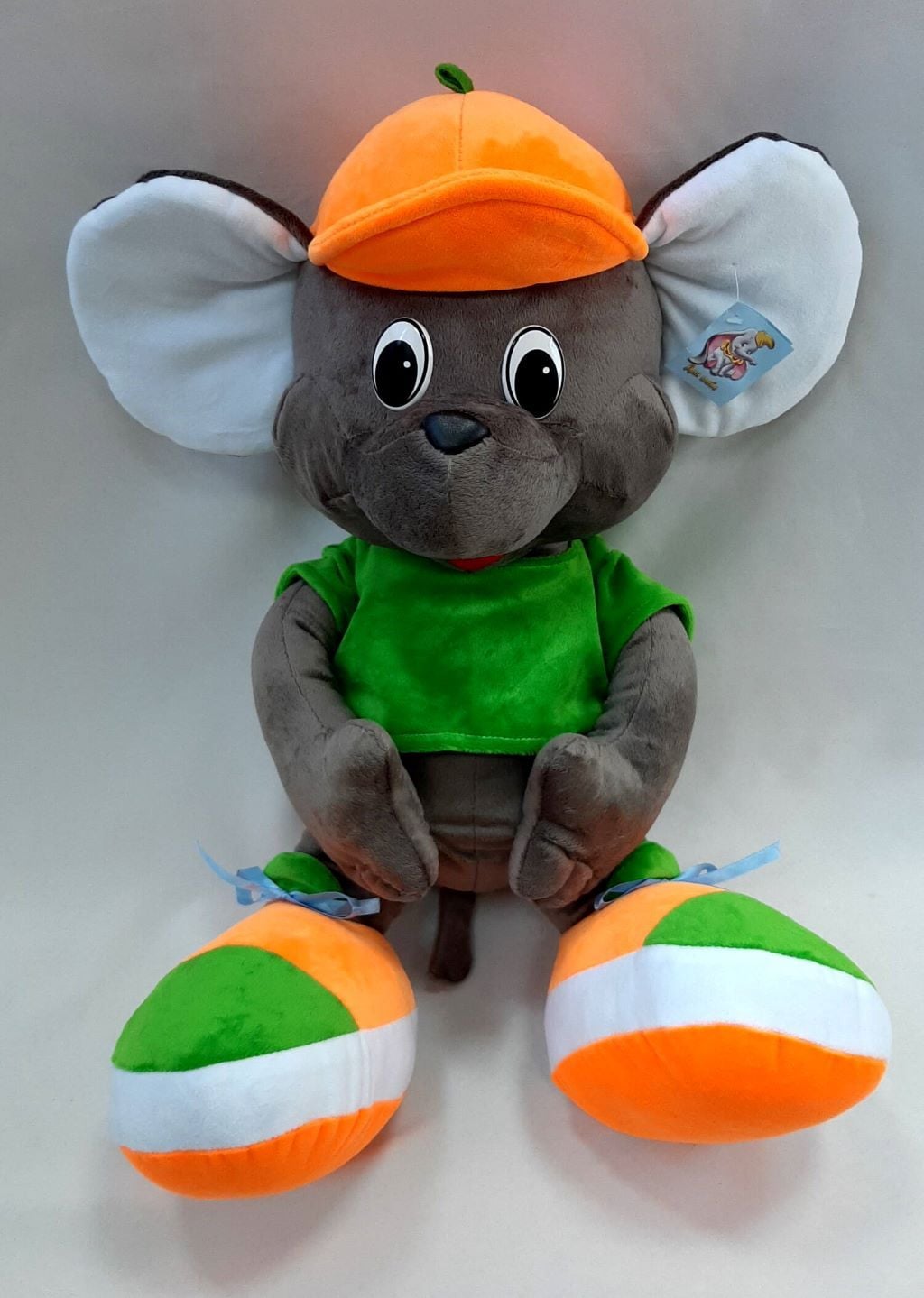 М'яка іграшка миша Паша 60см сіра 0094 ФОП Ступак