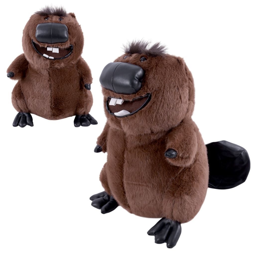 М'яка іграшка Бобер 26см хутро коричневий C6103 Китай