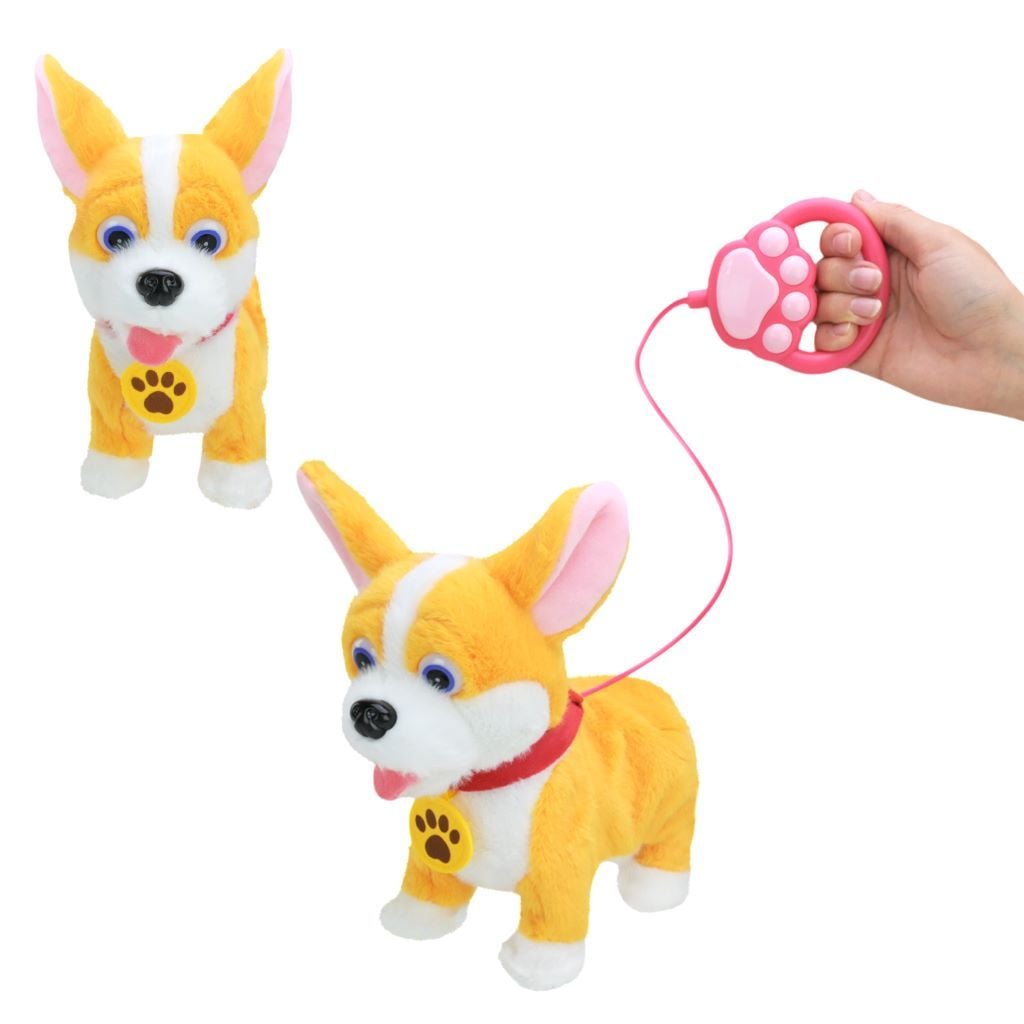М'яка іграшка інтерактивна Цуценя на батарейках англійська мова в пакеті K1216 країна іграшок