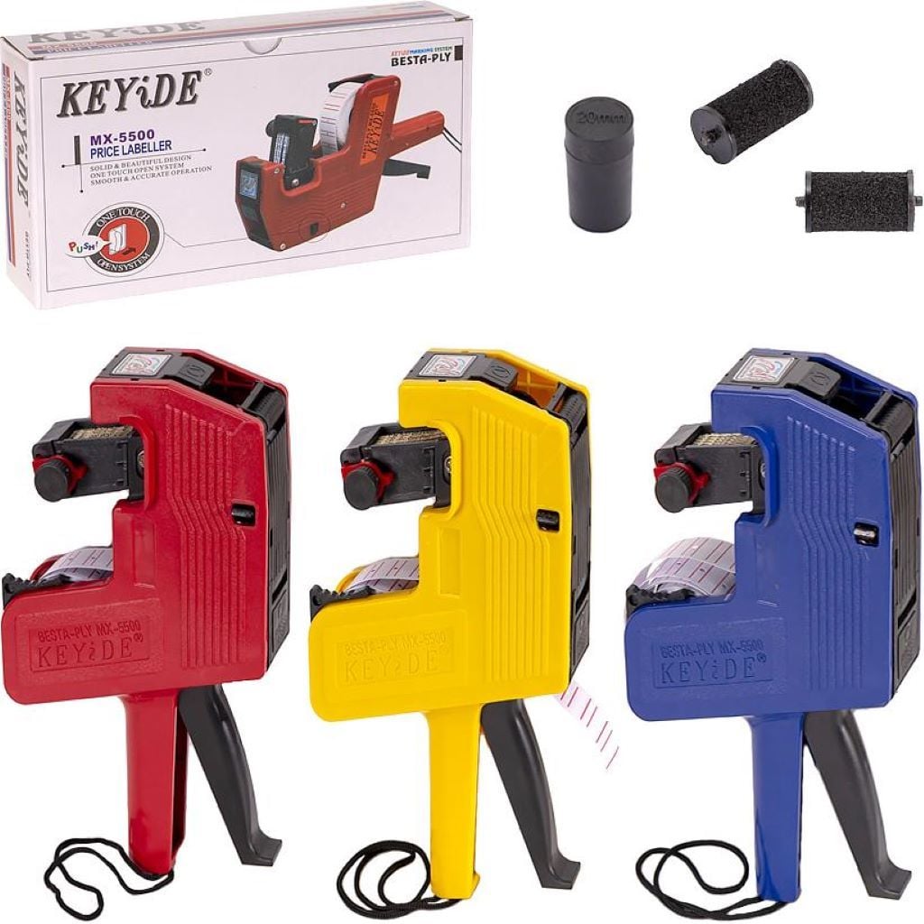 Етикет- пістолет однорядний в коробці MX-5500 Китай