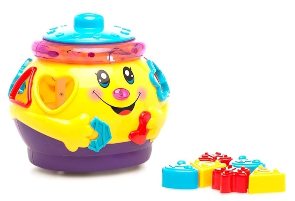 Горщик муз розвив сортер світло їздить укр мова коробка 20*22*15см 0915/2056 TK union group