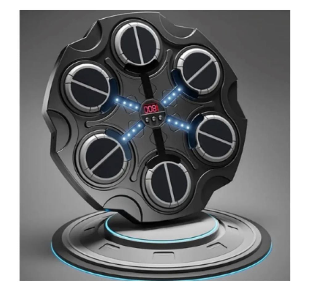 Боксерський тренажер на акум bluetooth музика та підсвічування 32*28см у коробці 34*34*6.5см BK891 Китай