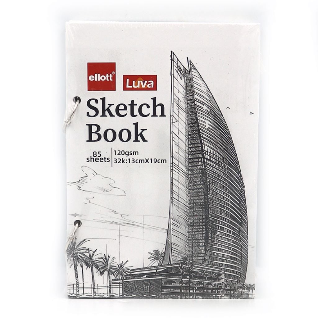 Альбом Скетчбук A4 120г/м² 85арк на спіралі ETBZ-007-A4 Ellot