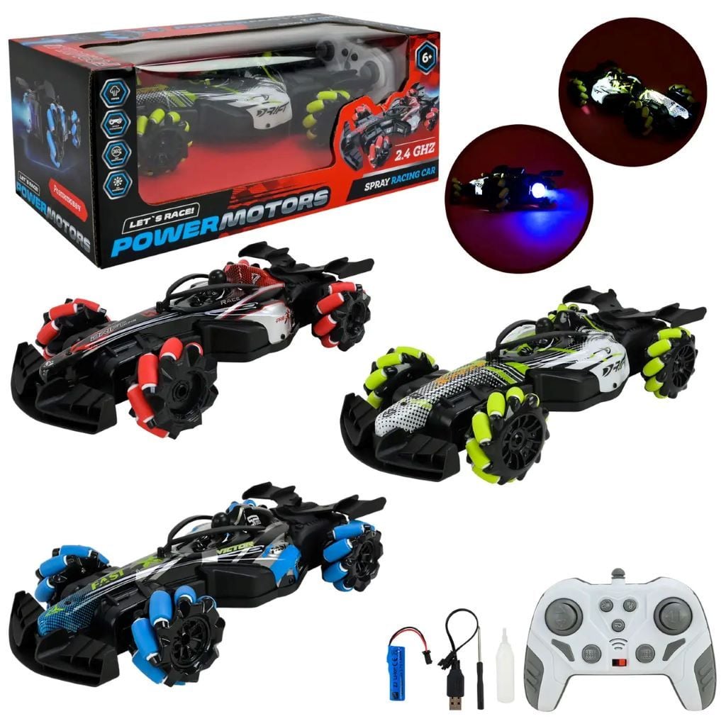 Машина на р/к Powermotors акум звук світло пар 3 кольори у коробці 32*15*13см PM3422 Китай