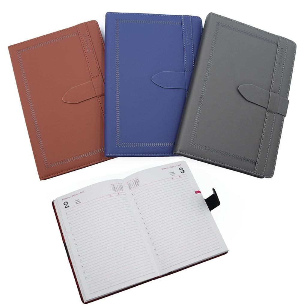 Щотижневик A5 датований 2026р Busintss 168 сторінок лінія мікс кольорів 105716DL Josefotten