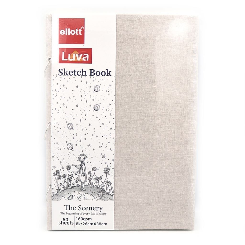 Альбом Скетчбук 8K 160г/м² 60арк на спіралі ETBZ-005-8K Ellot