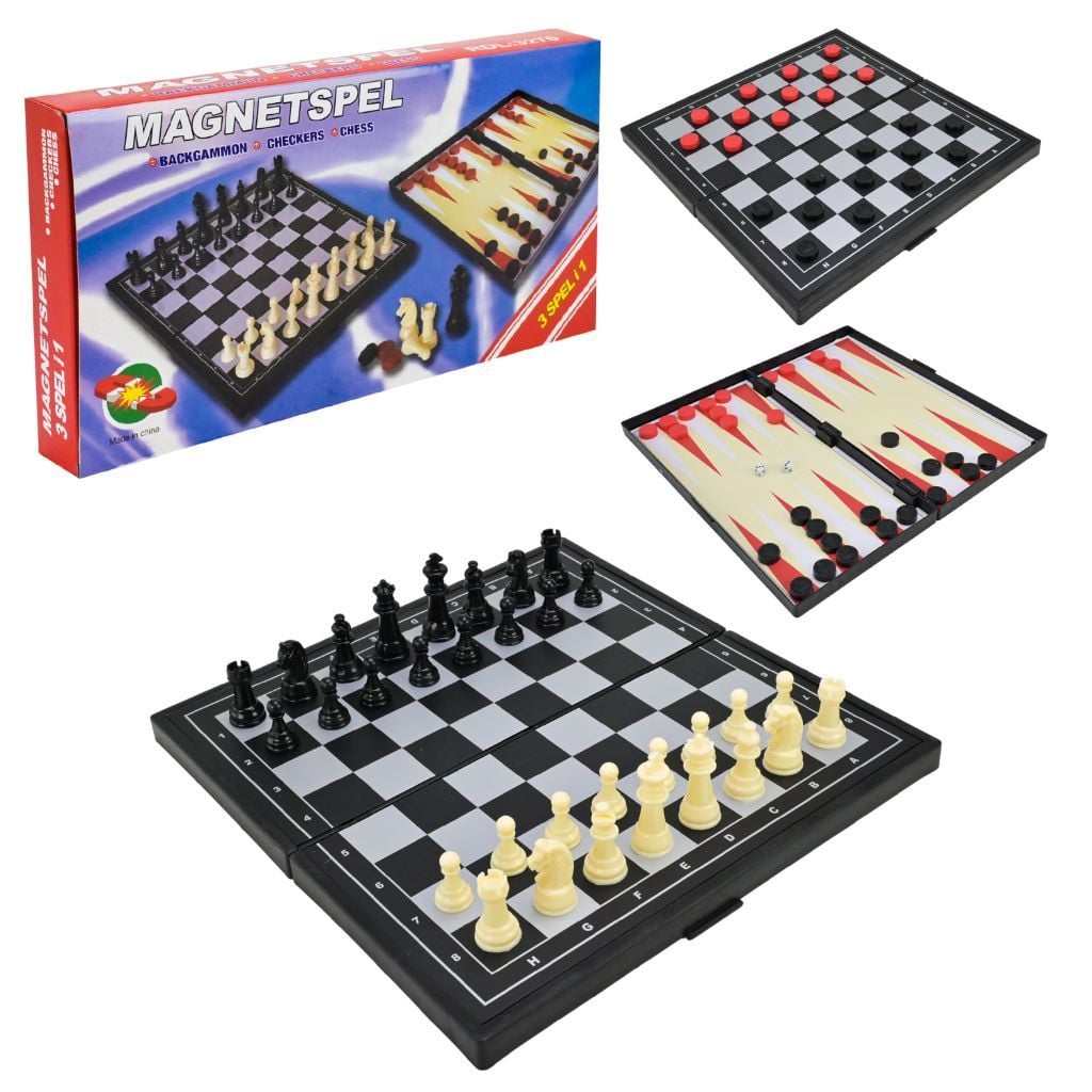 Настільна гра Шахи 3в1 магнітна дошка у коробці 3270 Китай