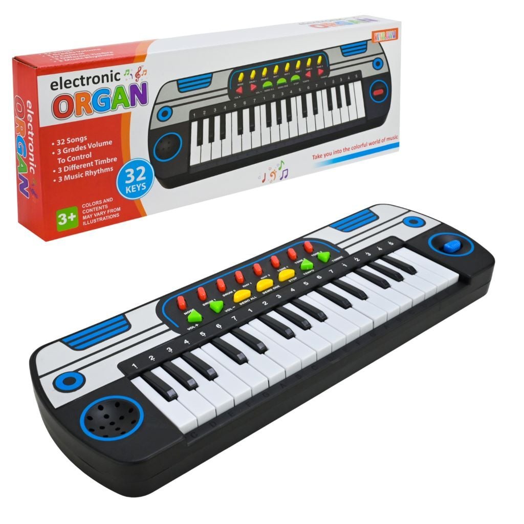 Іоніка-синтезатор 32 клавіш 3 режимів на батарейках у коробці 31*4*11,5см BD-9930 Toy Mingye
