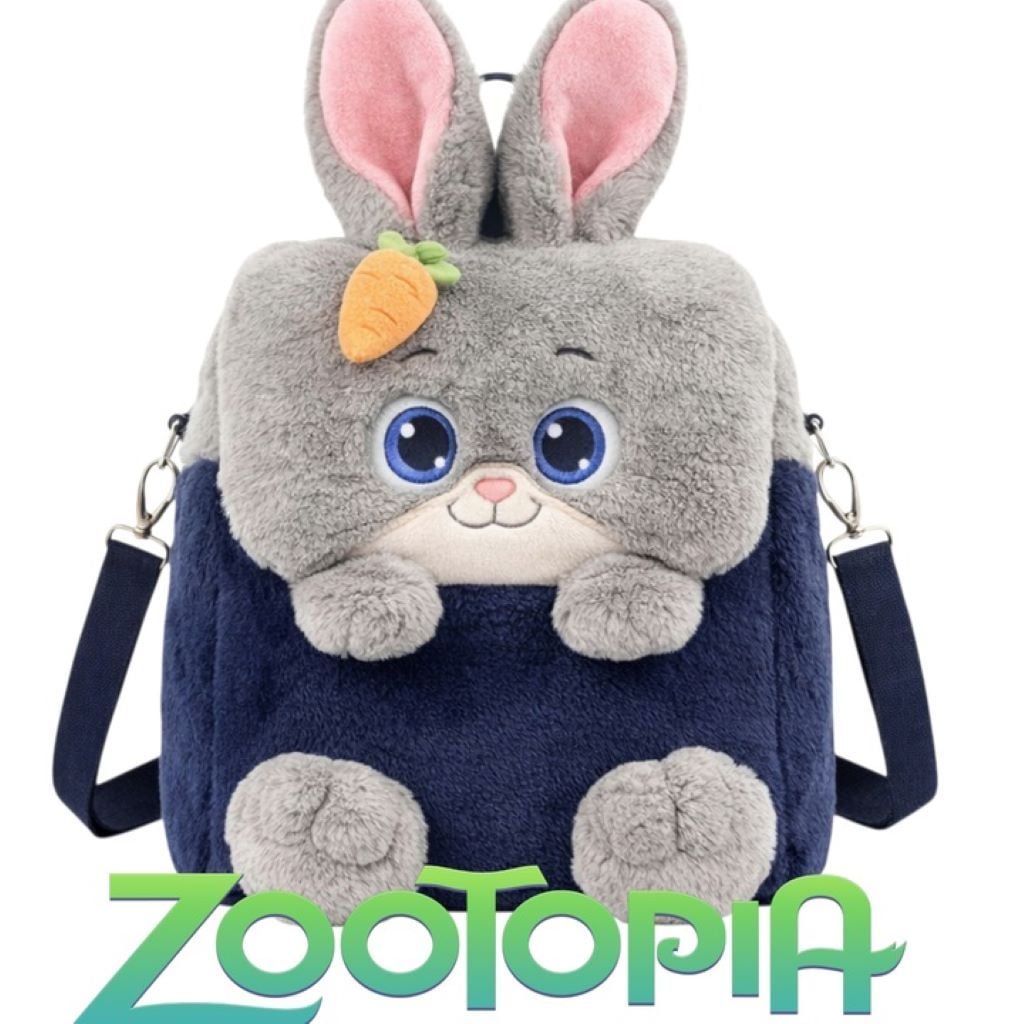 Сумка рюкзак Джуді Хопс Zootopia 27*23см хутро ABC-1087 Китай