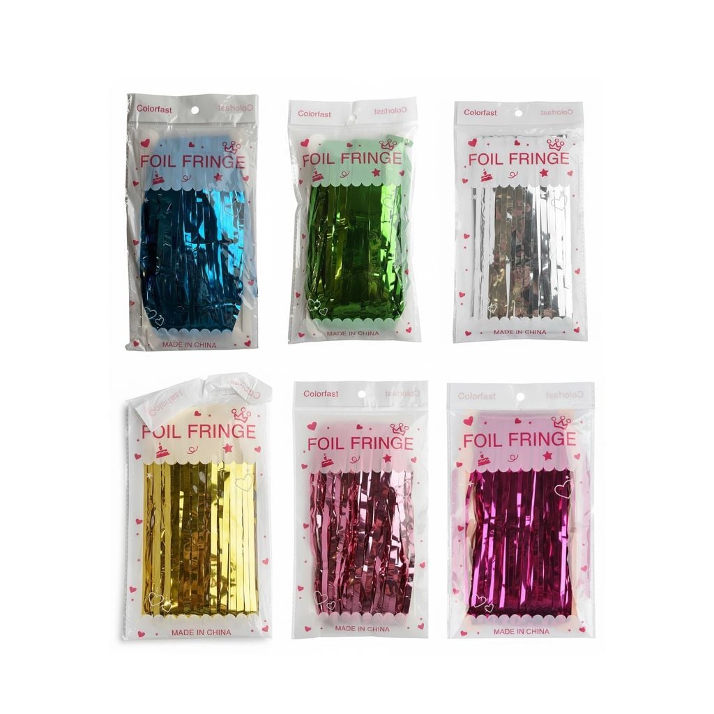 Штора для фотозони 1*2м у пакеті мікс кольорів 10-11 Color Crystal