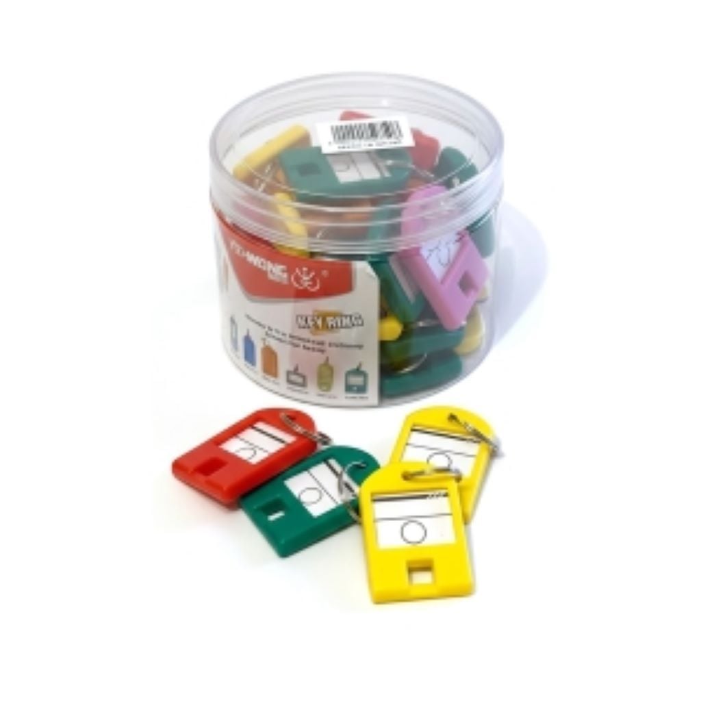 Брелок-ідентифікатор прямокутні мікс кольорів 11-44 Buromax