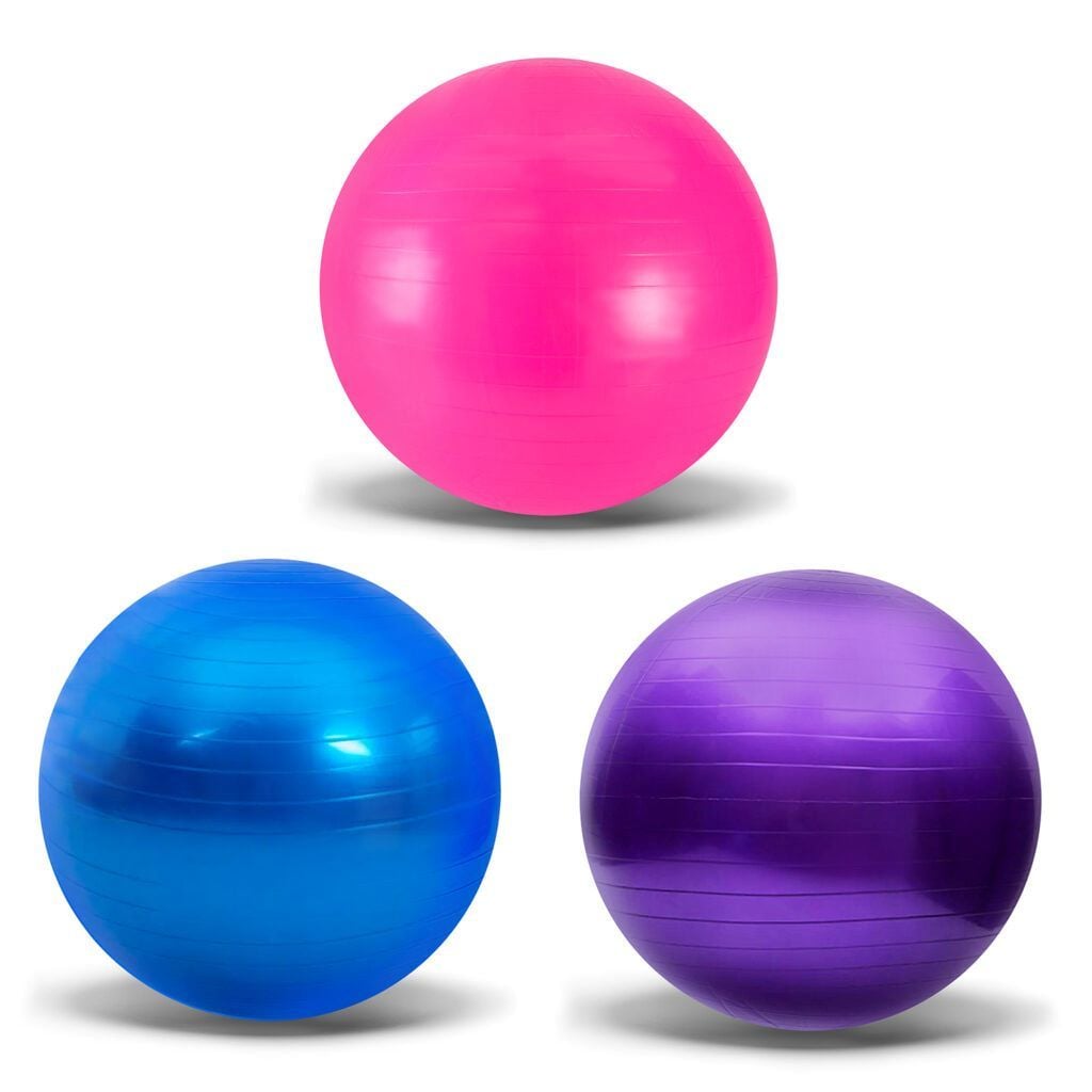 М'яч для фітнесу d65см 800г мікс кол пакет RB24370 Китай