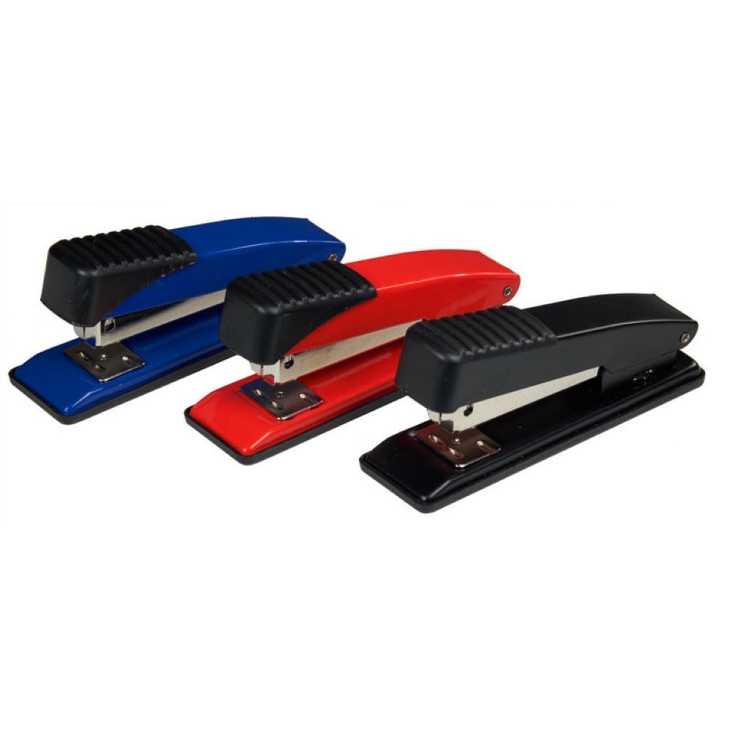 Степлер  №24 20 аркушів мікс кольорів у коробці 4-306 Office