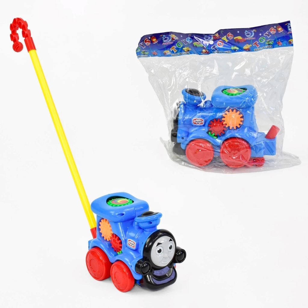 Каталка паровозик Томас шестерні в пакеті 28*27*11см 0375 Китай