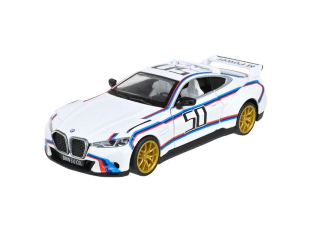Машина металева, 1:32 BMW 3.0 CSL інерція звук світло  двері  відкриваються у коробці 18*9*8см 68732A Автопром