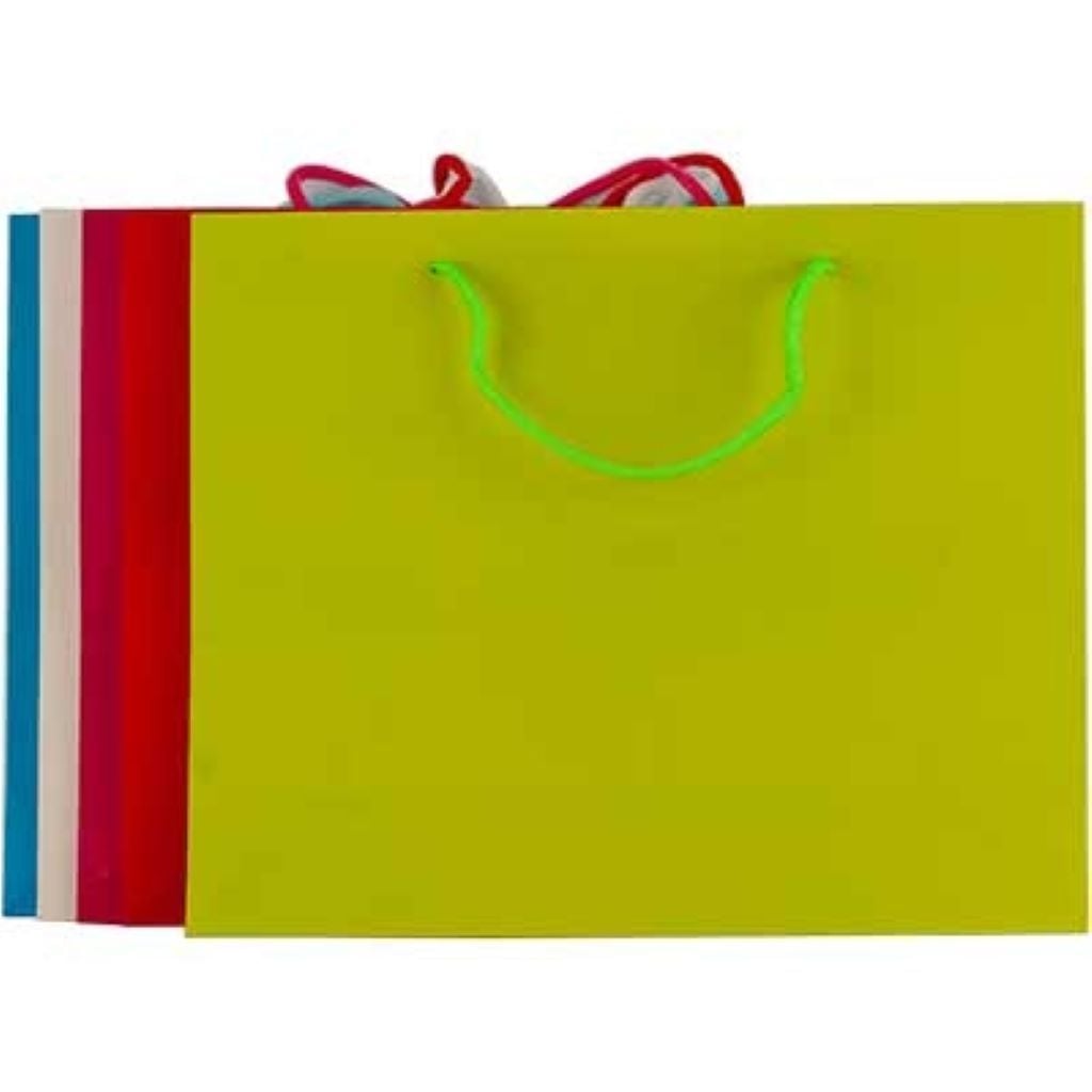 Пакет подарунковий 39*31*12см Однотонні мікс кольорів горизонтальний 138508 Китай