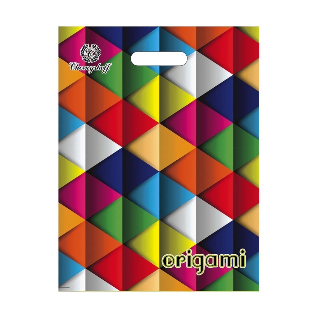 Пакет поліетилен 37*29см Орігамі з прорізною ручкою 147471 Китай