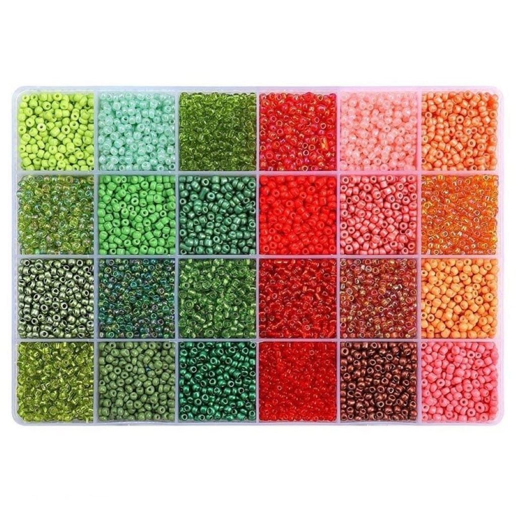 Бісер набір для творчості пластик ліска в органайзері 1199-326 Китай