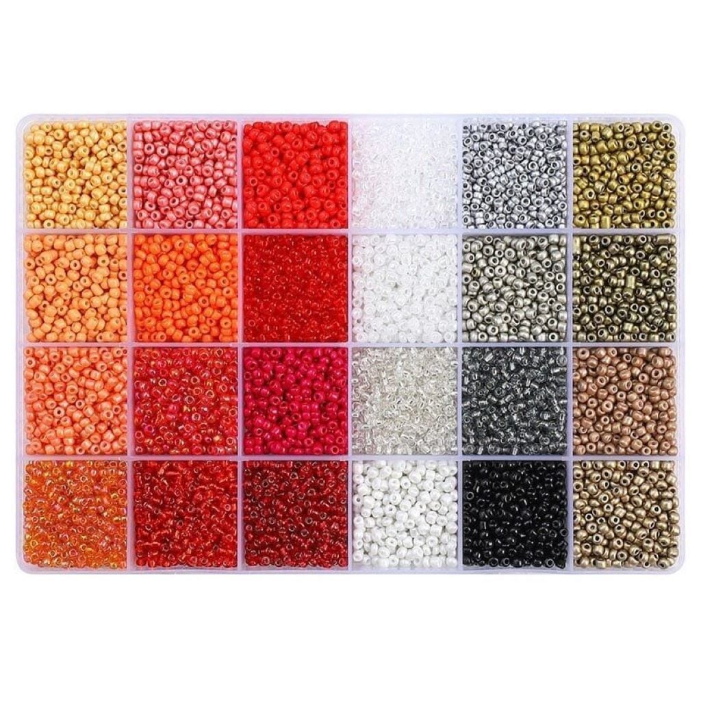 Бісер набір для творчості пластик ліска в органайзері 1199-327 Китай