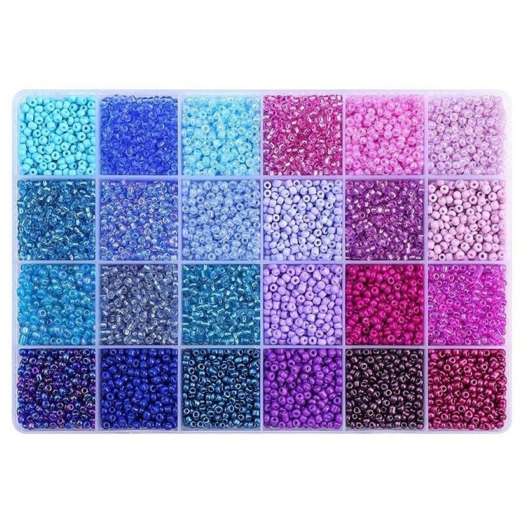 Бісер набір для творчості пластик ліска в органайзері 1199-329 Китай