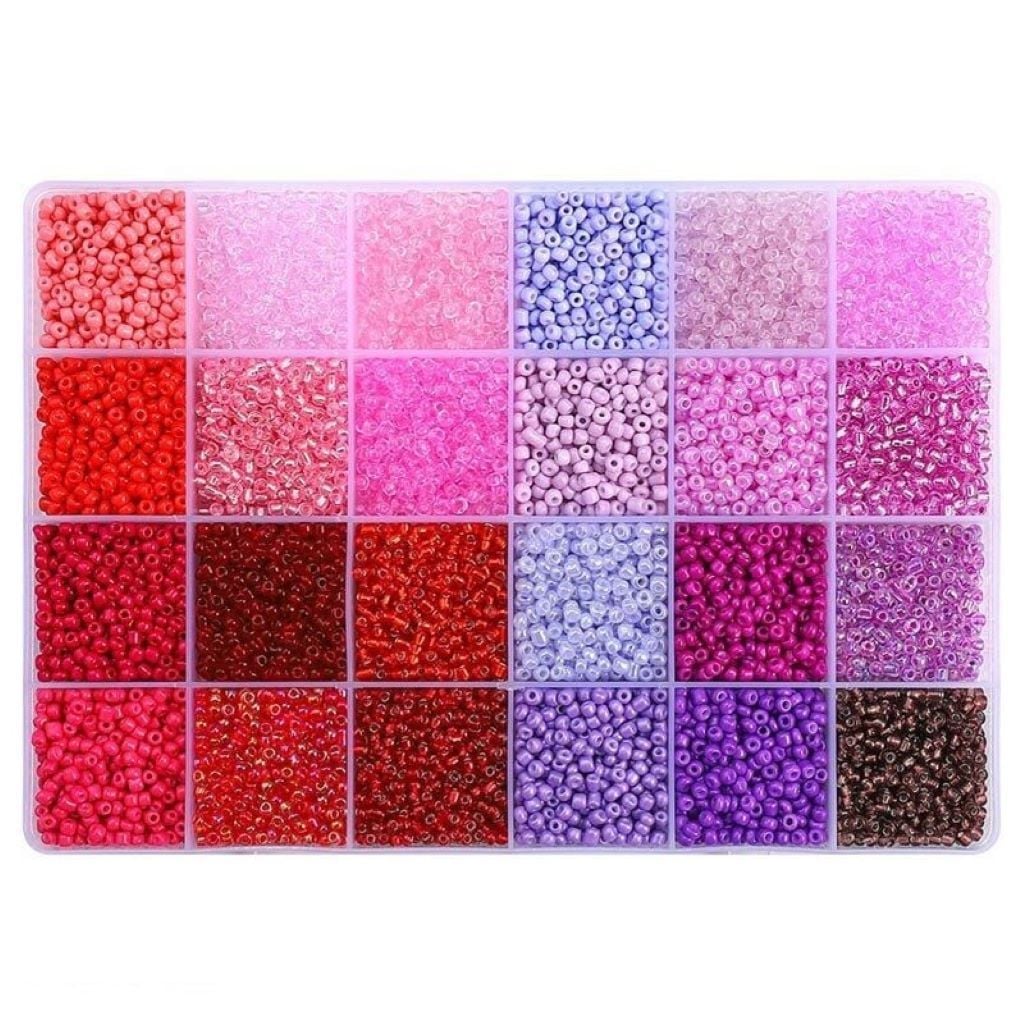 Бісер набір для творчості пластик ліска в органайзері 1199-328 Китай