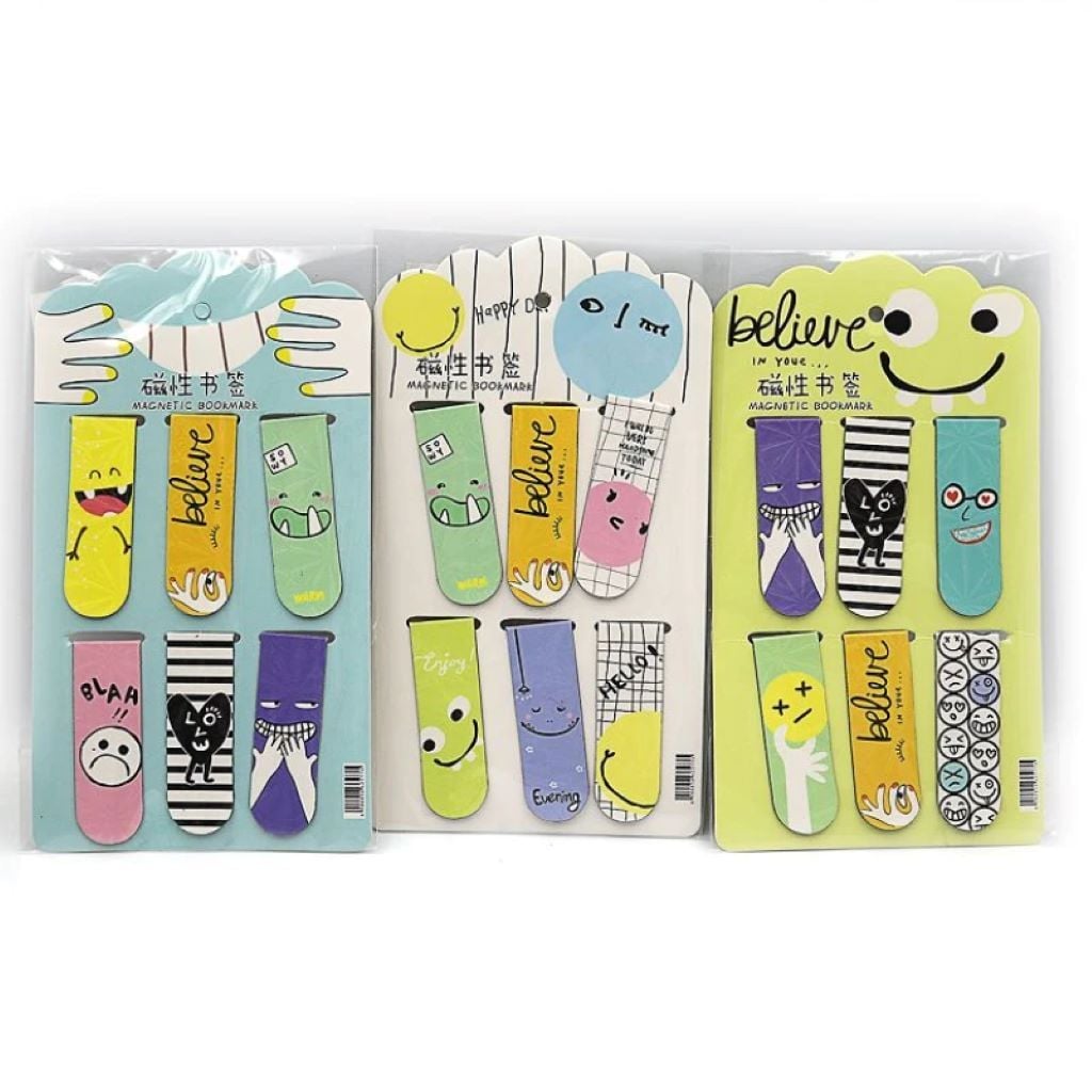 Закладка магнітна Smile 6шт на планшеті мікс видів 2271-2 Китай