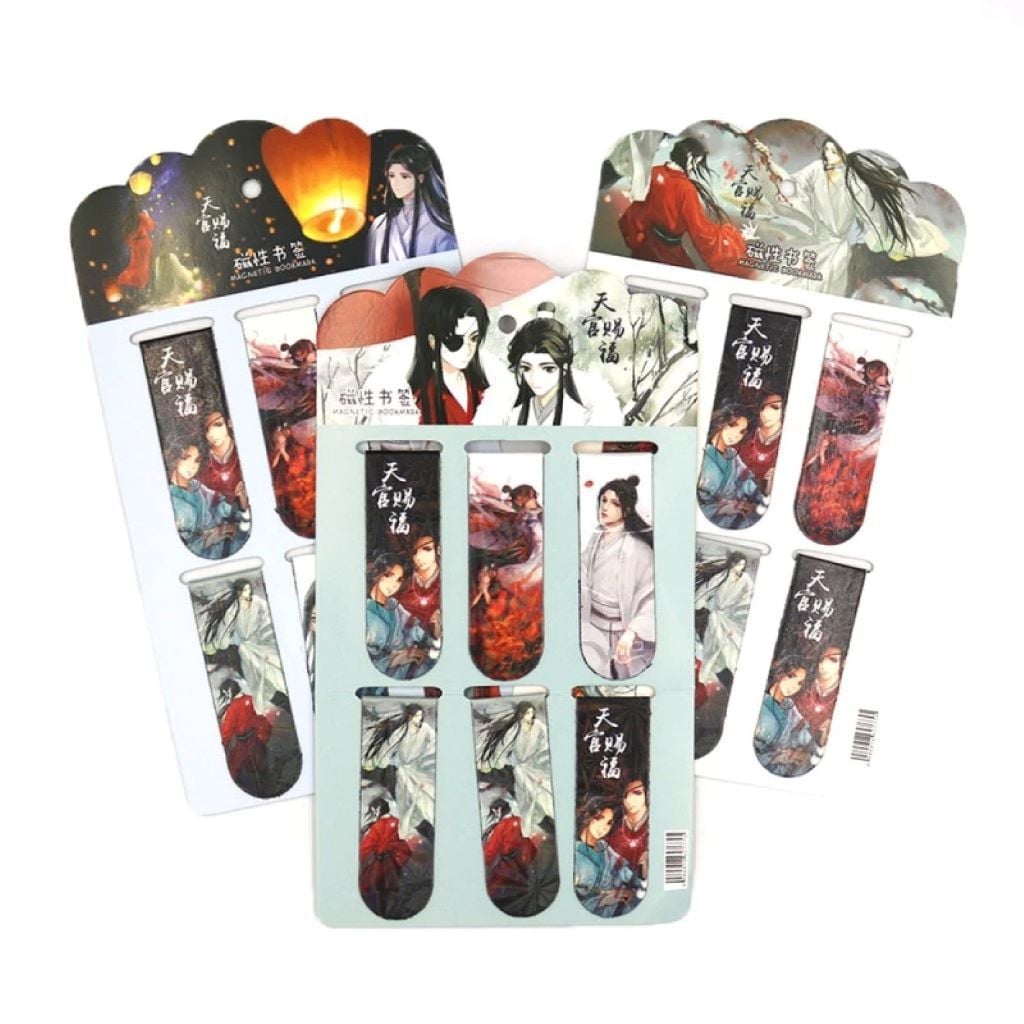 Закладка магнітна Аніме 6шт на планшеті мікс видів 2271-32 Китай