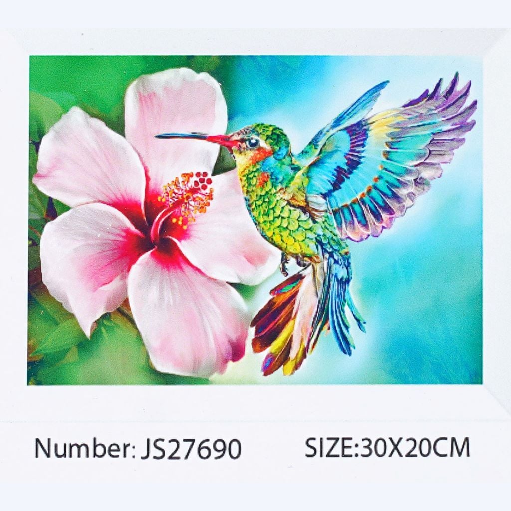 Алмазна мозаїка 20*30см Колібрі у коробці JS 27690 TK union group