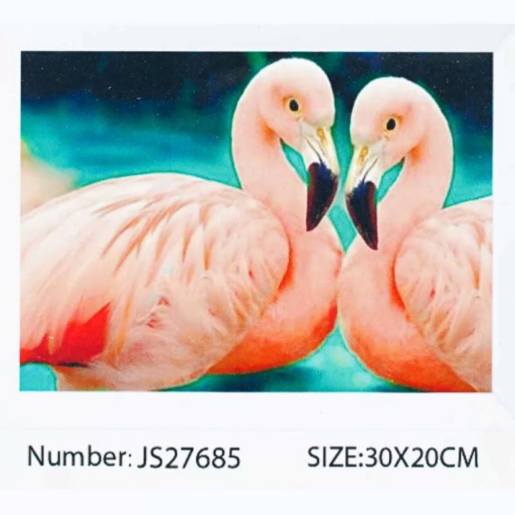 Алмазна мозаїка 20*30см Фламінго у коробці JS 27685 TK union group