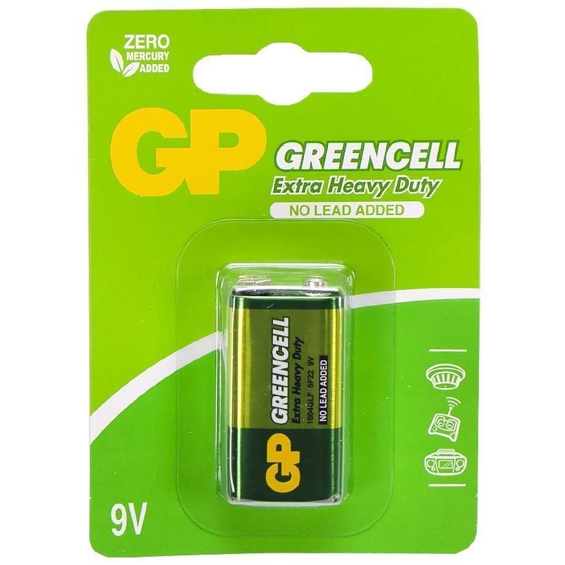 Батарейка крона солевая GREENCELL GP1604G-S1 Китай