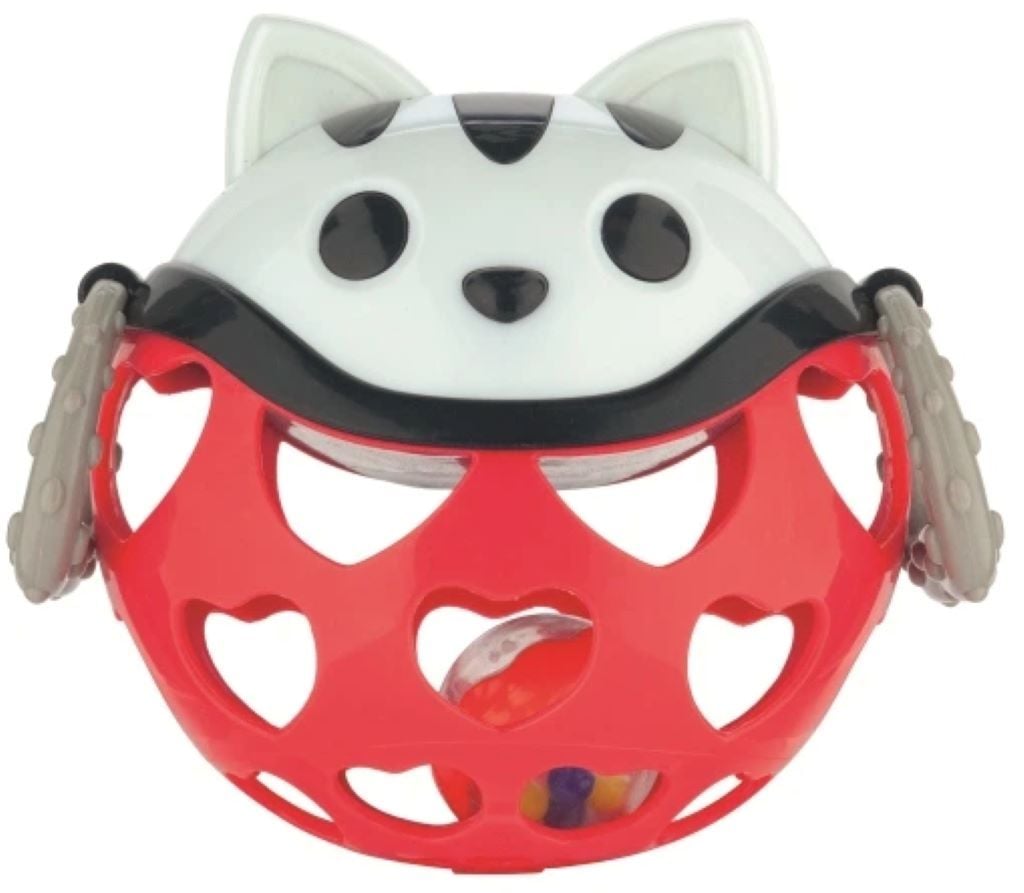 Брязкальце Червоний котик інтерактивне 79/101 red Canpol