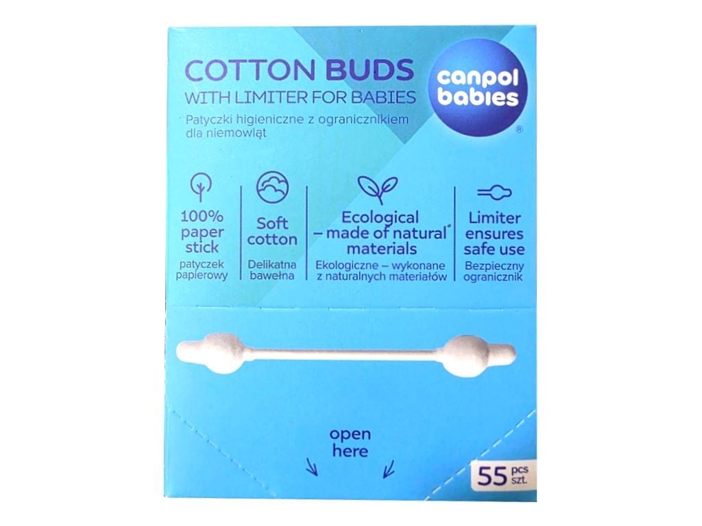 Палички гігієнічні з обмежувачем 55шт 3/115 Canpol