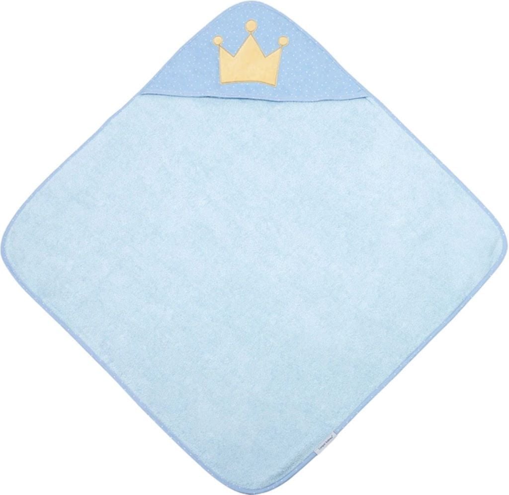 Рушник махровий з капішоном 85*85см 100% бавовна 26/800_blu Canpol