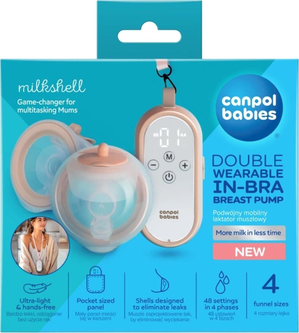 Молоковідсмоктувач подвійний мобільний у коробці 20/106 Canpol