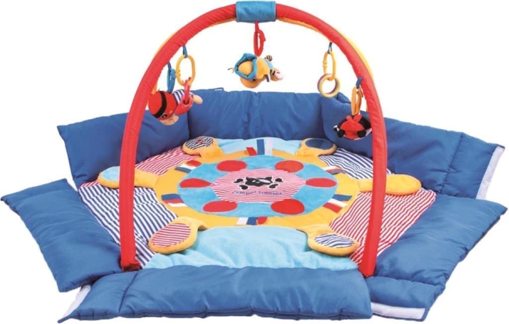 Килимок для немовляти з дугами і бортиками Пірати у коробці 75*50*15см 68/037 Canpol
