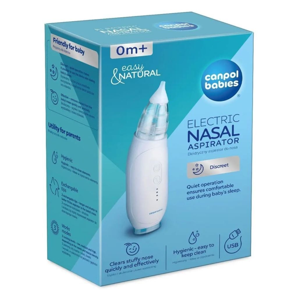 Аспіратор для носу електричний з двома насадками на планшеті 9/319 Canpol