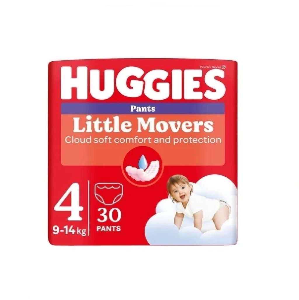 Підгузки трусики одноразові дитячі 9-14кг 4розмір 30шт в упаковці 61281882 HUGGIES