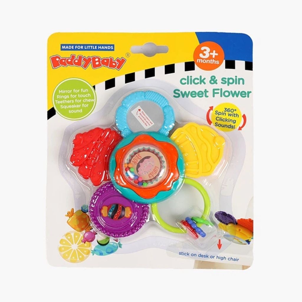 Брязкальце на присосці ласощі люстерко пискавка на планшеті 23*20см 0884 Китай