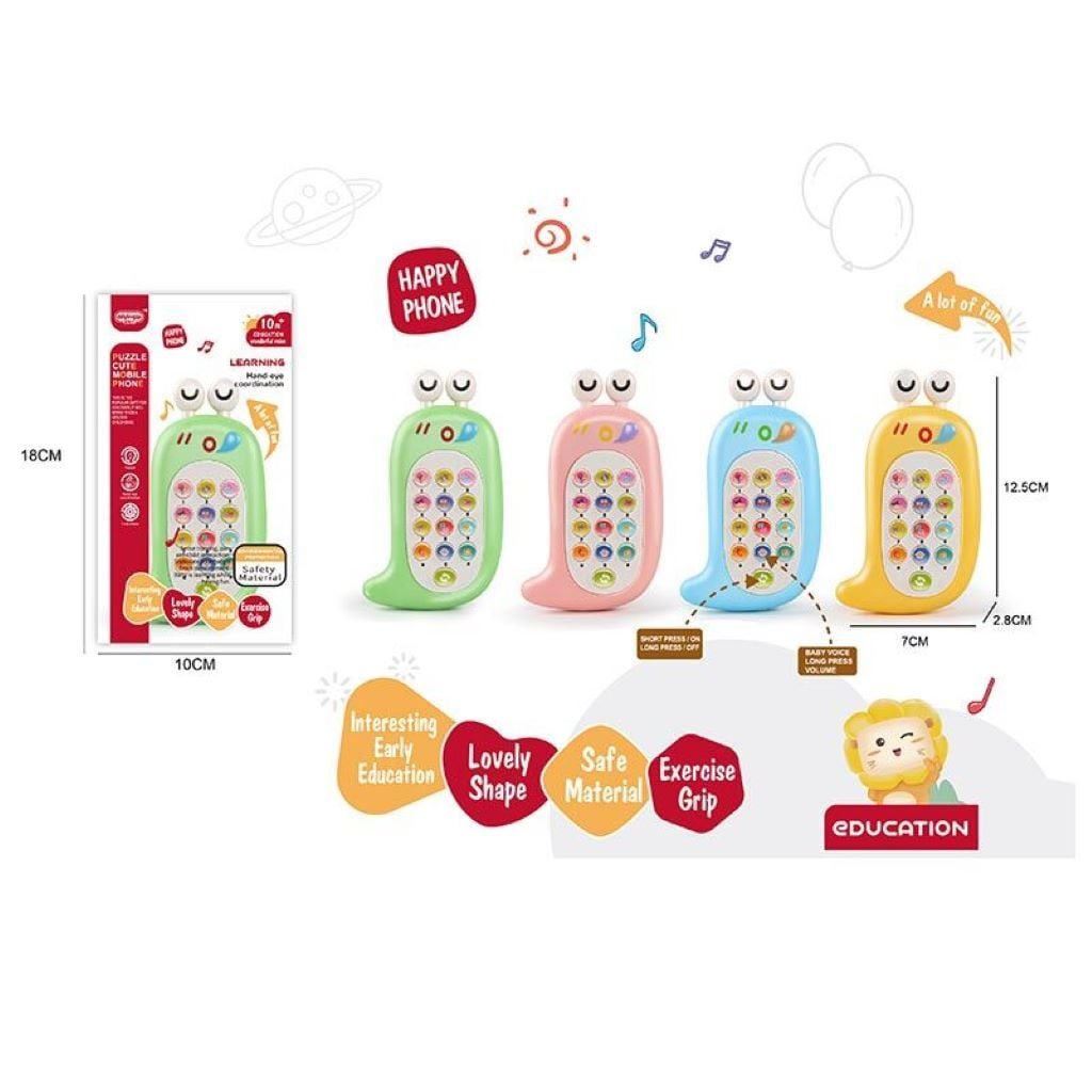 Телефон англ мова на батарейках в пакеті 668-225 Aiyingle