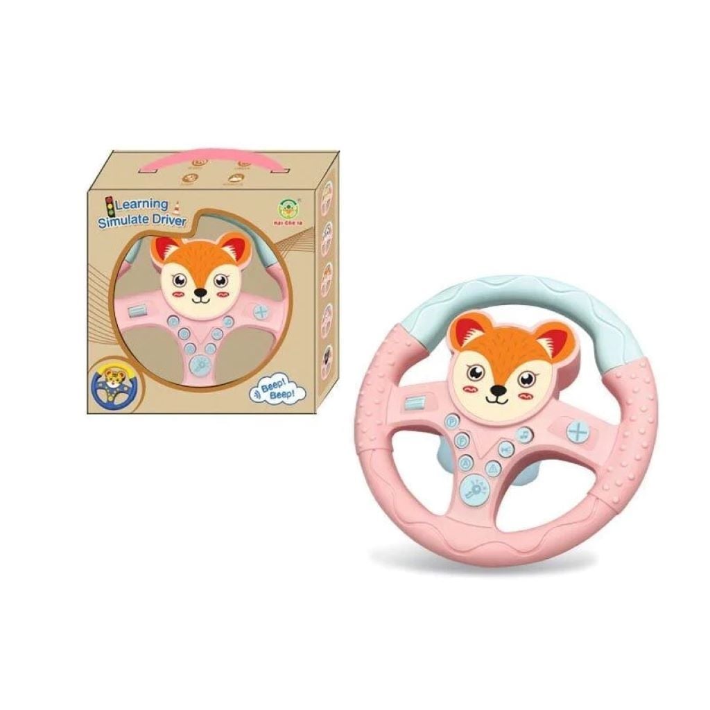 Кермо музичне Лисичка на батарейках у коробці 20*20*6см 2192E-22 Китай