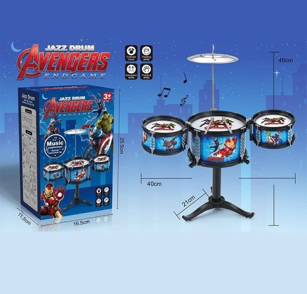 Барабанна установка 40х21х46см у коробці 25*16,5*11*5см DX1001-13 Китай