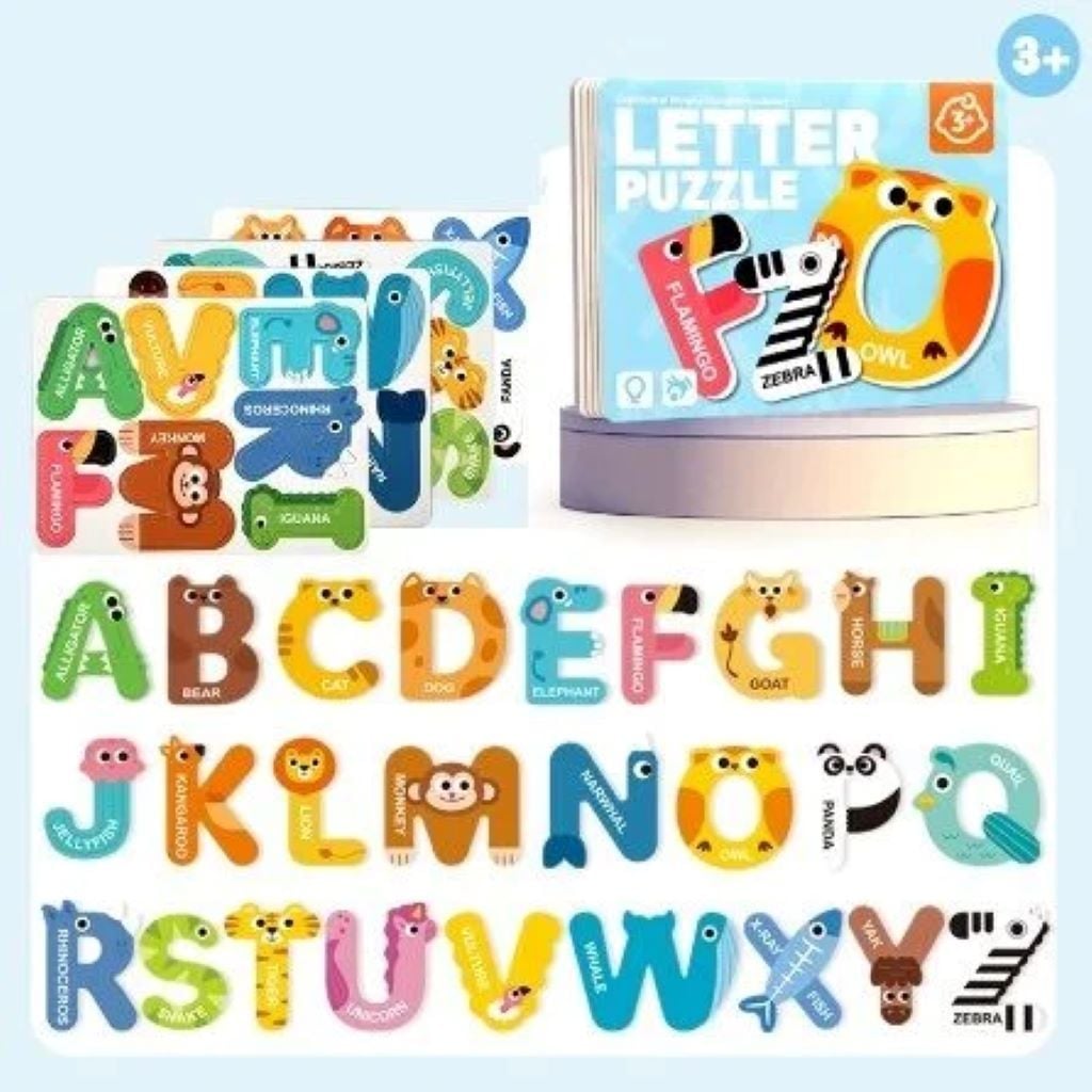 Літери магнітні англійський алфавіт тваринки 17,5*13*1см C74291 Китай