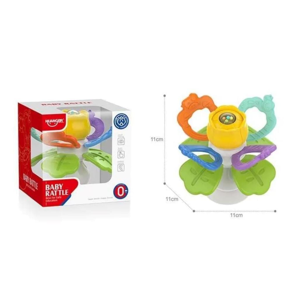 Брязкальце Квітка на присосці в коробці 12*12*12см HE0197 HUANGER