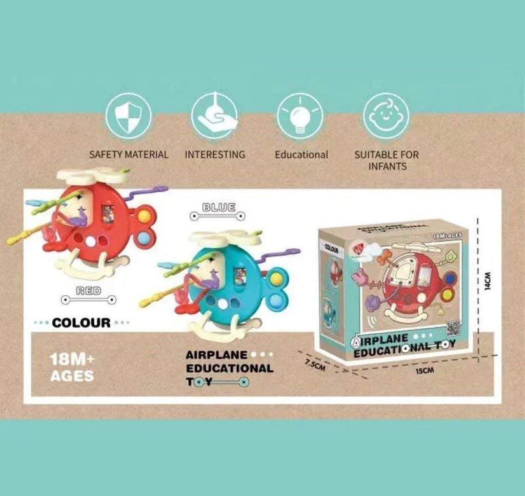 Брязкальце прорізувач Pop it 2 види в коробці 18*11*7см BWL-11Y Aiyingle